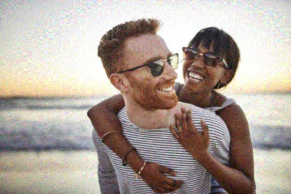 A couple in sunglasses