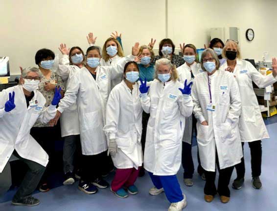 Lab team at College of American Pathologist