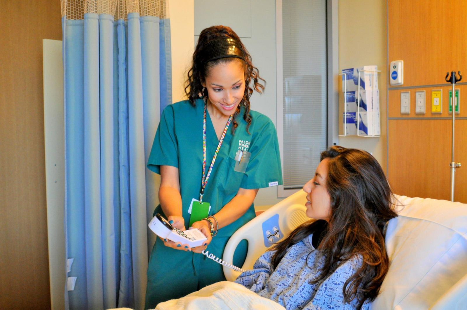 Picture 006 (1) Female nurse helping female patient